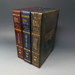 Lord of the Rings Special Extended Edition DVD Trilogy Box Set Fellowship Towers